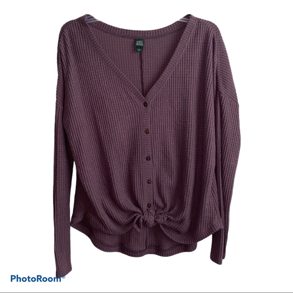 WILD FABLE. SUPER SOFT TOP. SIZE M. PURPLE.